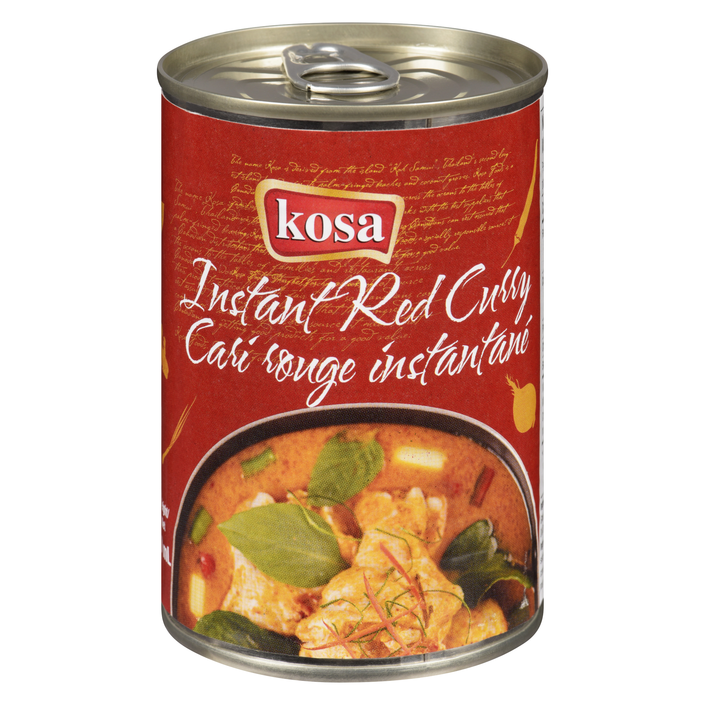 Kosa instant red curry for restaurants and retail