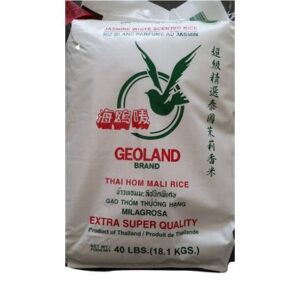 Jasmine White Scented Rice 40lbs - Geoland