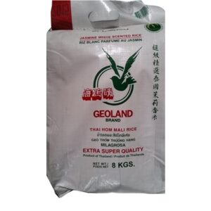 Jasmine White Scented Rice 8kg