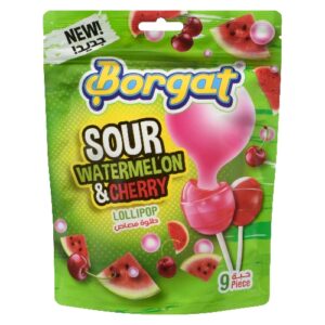 Lollies Sour Watermelon & Cherry 18g (9pcs)