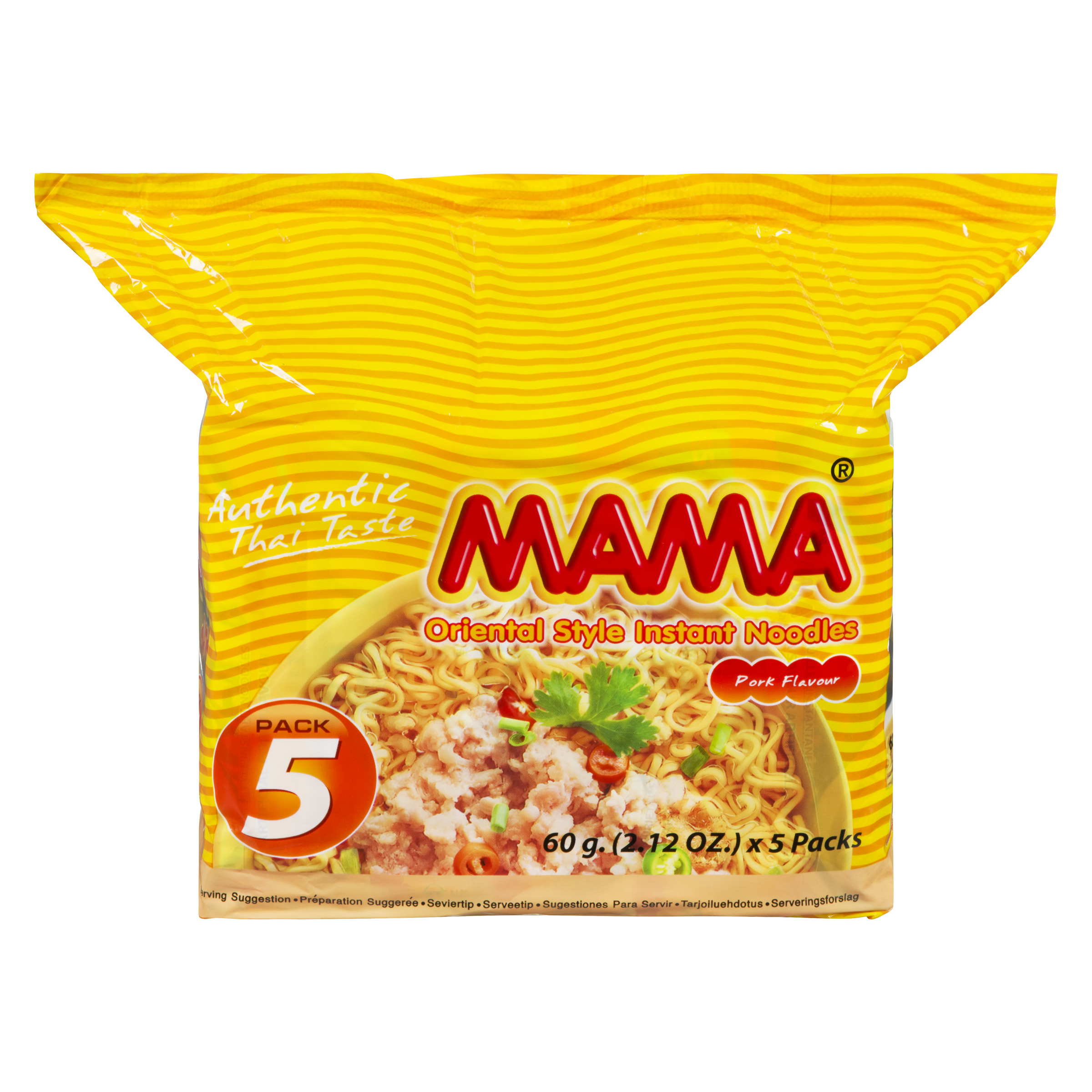 Instant Noodles Pork - 5 pack