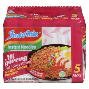 Instant Noodles Mi goreng Hot Spicy Pedas (5 PACK)