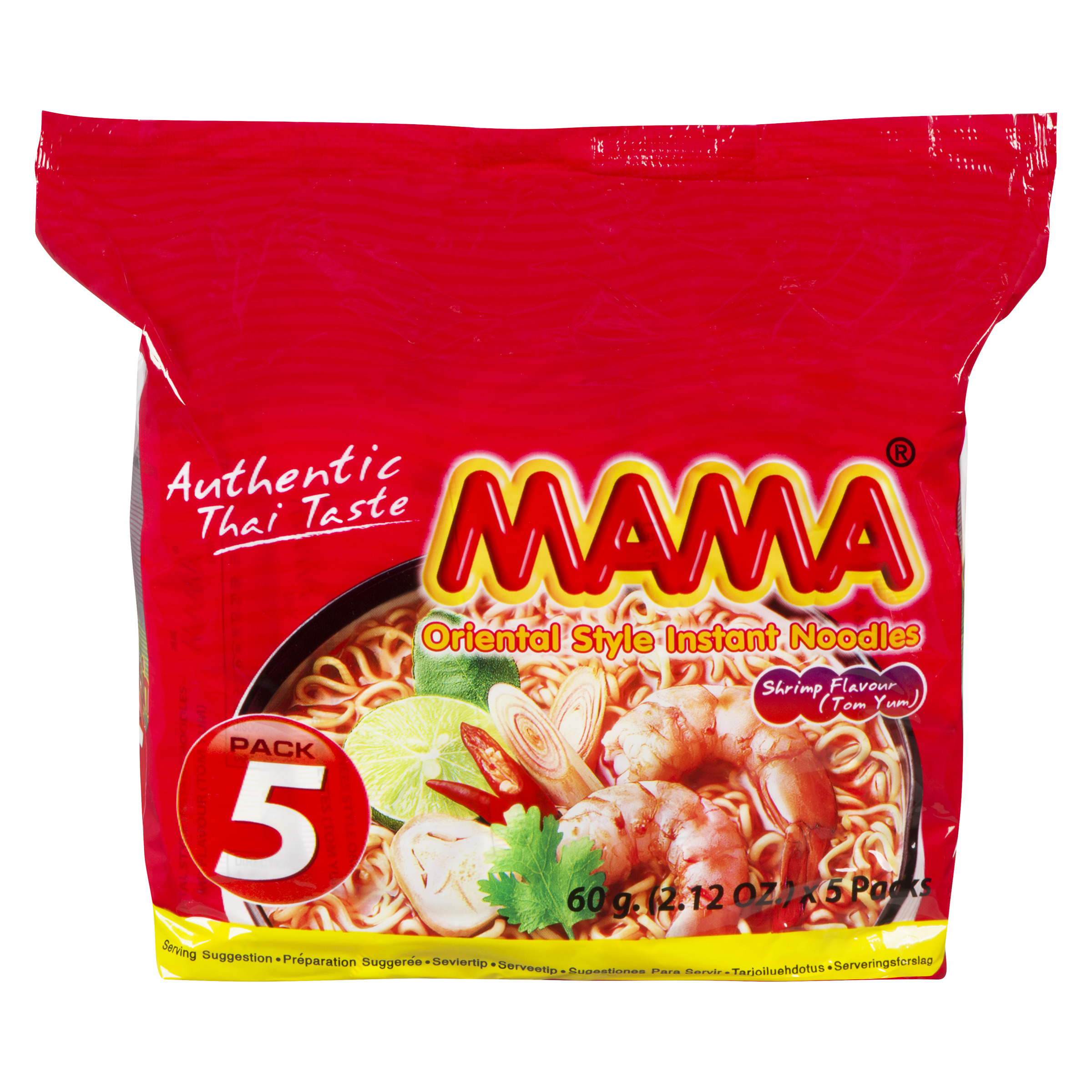 Instant Noodles Shrimp - 5 pack