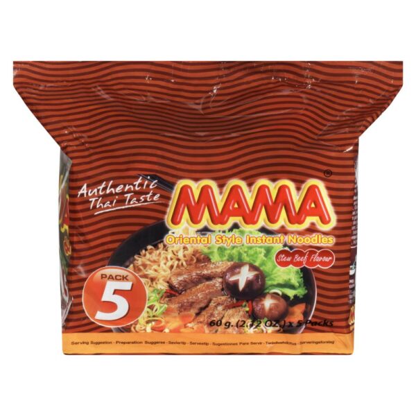 Instant Noodles Stew Beef - 5 pack
