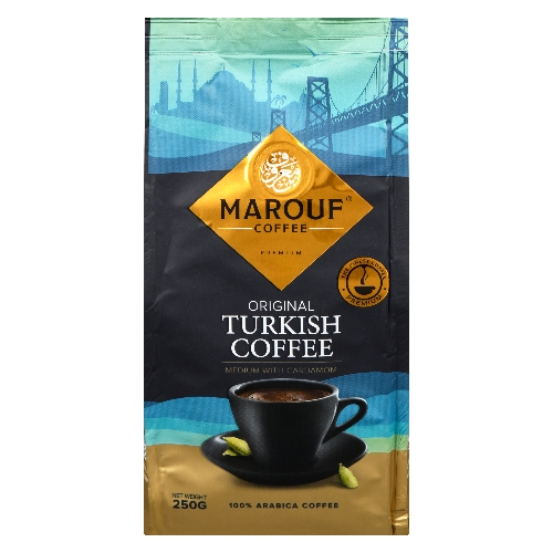 Medium Turkish coffee with cardamon 250g