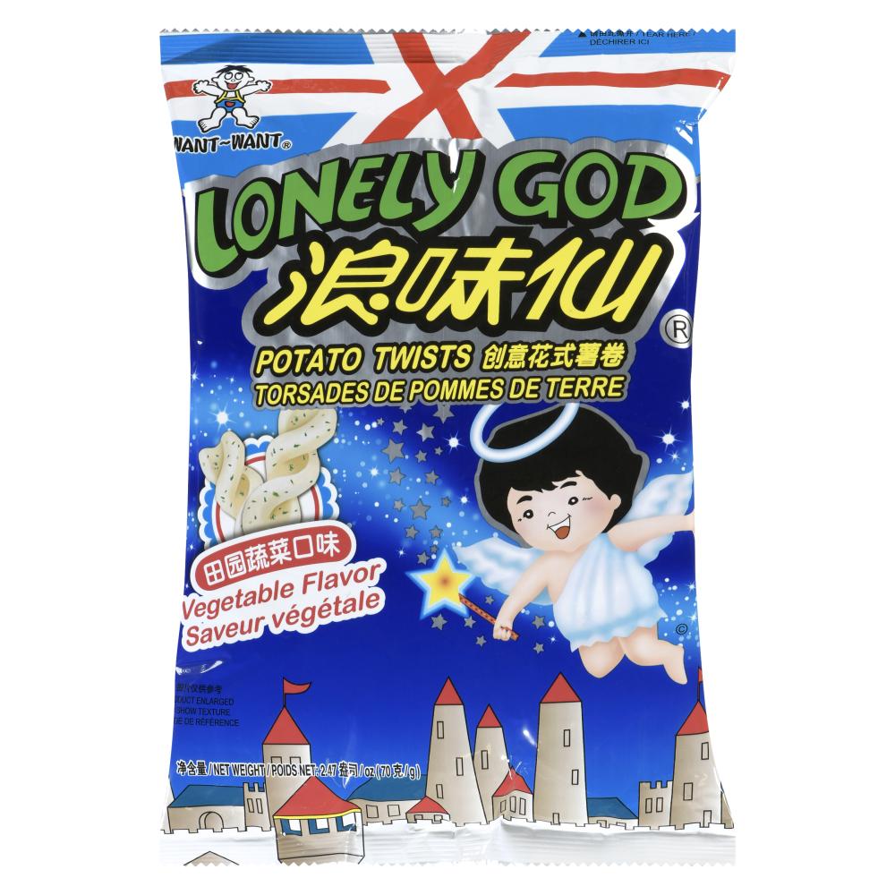 Lonely God Potato Twist -Vegetable Flavour