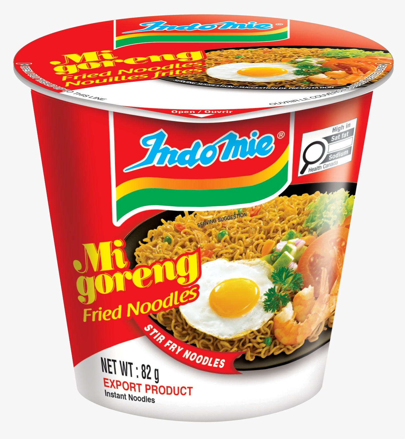 Cup Instant Noodle Mi goreng Original-82g