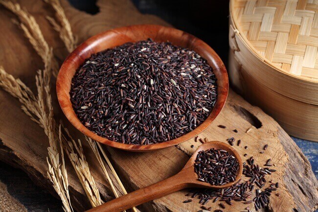Riceberry rice