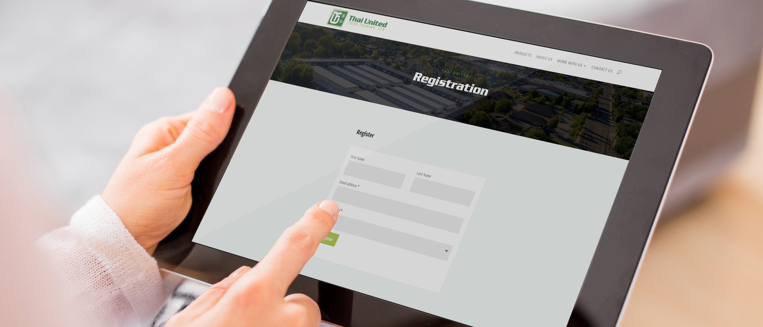 Retailer registering for Thai United for Wholesale Asian Food and Products Retailer registering for Thai United for Wholesale Asian Food and Products